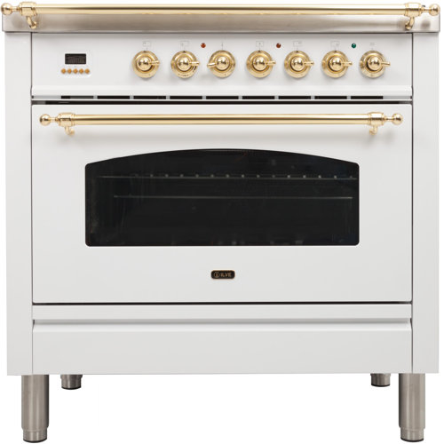 ILVE Nostalgie Series 36" 3.55 cu. ft. Freestanding Dual Fuel with